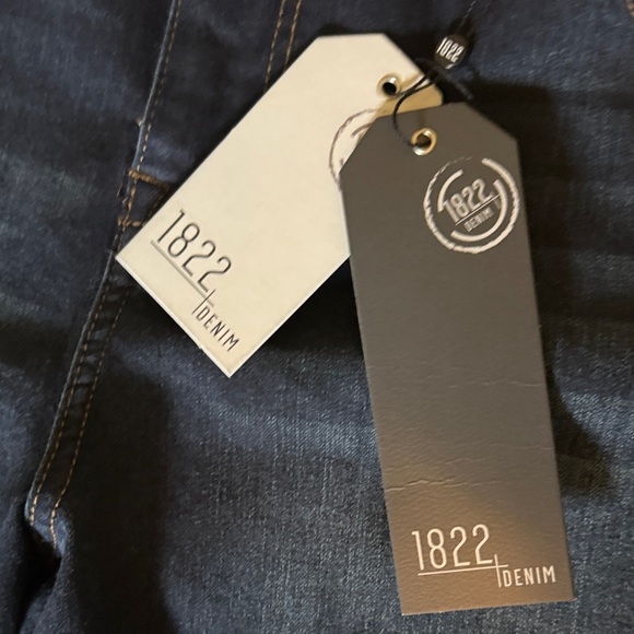 1822 Denim Dark Blue Ankle Jeans - Picture 5 of 9